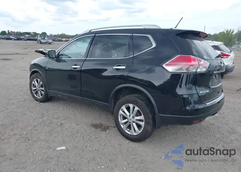 2015 Nissan Rogue Sv из США, поврежденный, VIN KNMAT2MV8FP522274